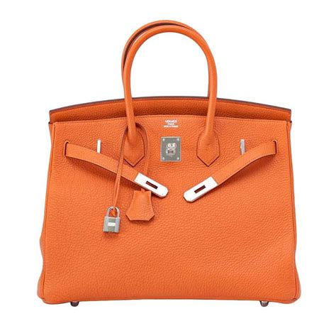 hermes birkin 40cm orange|Hermes Birkin 35 togo leather.